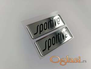 Sportive stiker oznaka za auto